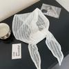 Hollowed-out Triangle Scarf Pure Color Neckerchief Trendy Neck Scarf  Photo Props