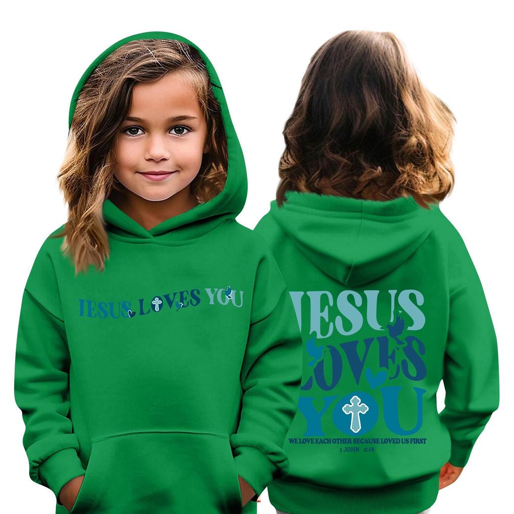 Детская толстовка с капюшоном для мальчиков и девочек, модная принтованная толстовка с длинными рукавами и карманом