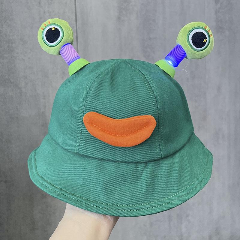 Панама женская весенне-летняя солнцезащитная шляпа милая лягушка смешная светящаяся шляпа для бассейна шляпа для путешествий на открытом воздухе от солнца