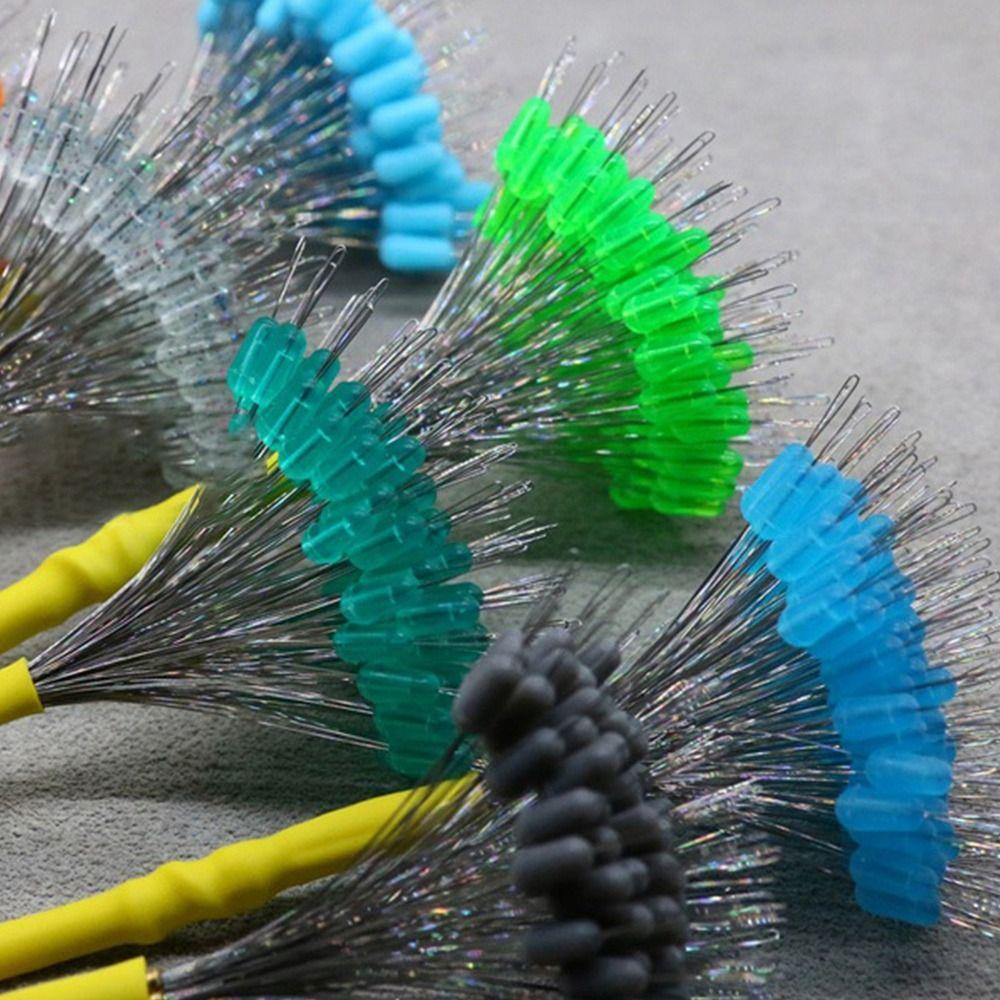 600pcs 100 Groups Fishing Supply Rubber Bean Float Space Beans Lakes Rivers Sea