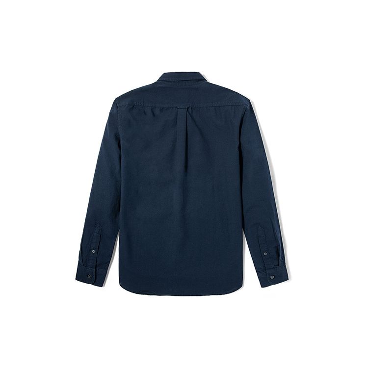 Timberland Рубашка Oxford Casual Breathable Solid с длинным рукавом для мужчин, темно-сапфирово-синяя A2ES5-Z16