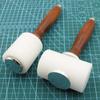 Hot Sale Professional Leather Carve Hammer Nylon Hammers Mallet Wood Handle For Leathercraft Punch Printing Percussion DIY Tool