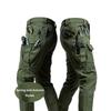 Men'S Tactical Cargo Pants - Spring & Autumn Regular Fit, Breathable Quick-Dry Fabric, Multiple Pockets with Adjustable Straps (Belt Not Included)