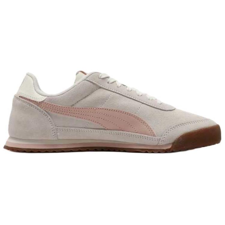 Puma Turino 2 Sd Удобные Прочные Низкие Повседневные Кроссовки Женские кроссовки Белый Розовый 403048-07