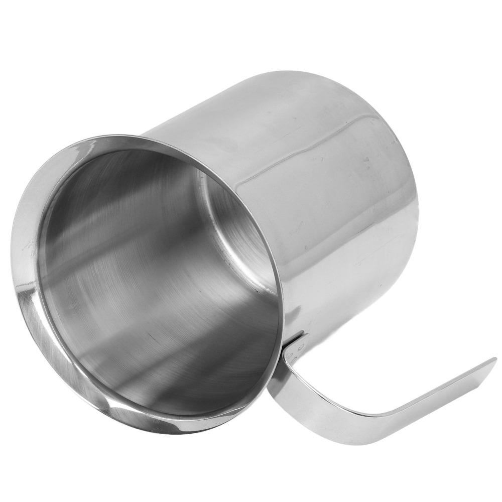 800ML Capacity Manual Milk Frother Stainless Steel Milk Foam Making Tool Coffee Making