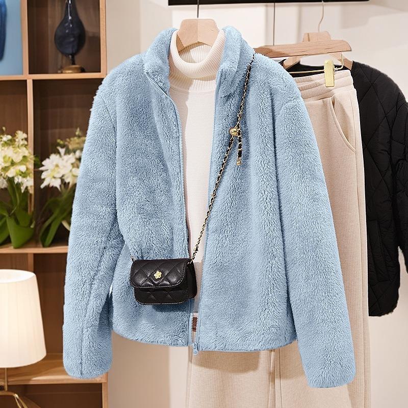 Флисовая куртка, флисовая утолщенная двухсторонняя флисовая куртка, женская новая флисовая куртка, женский кардиган, теплое худи