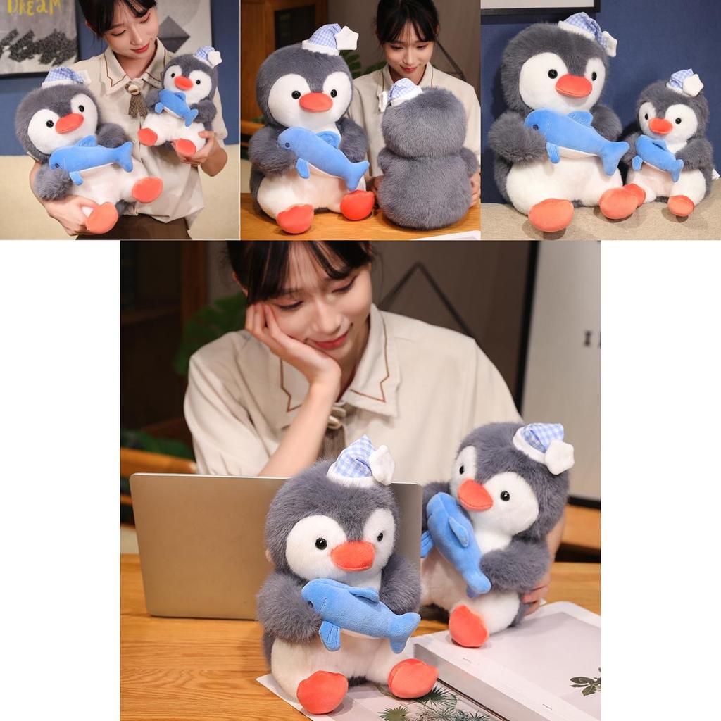 Adorable Penguin Plush Toy Soft Ocean Animal Cuddly Doll For Children And Kids
