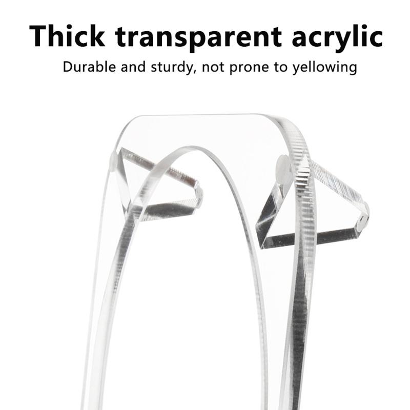 Anti-Slip Mini Desktop Computer Holder For Mac Mini M4 2024 Transparent Cooling Pc Stand Bracket Base