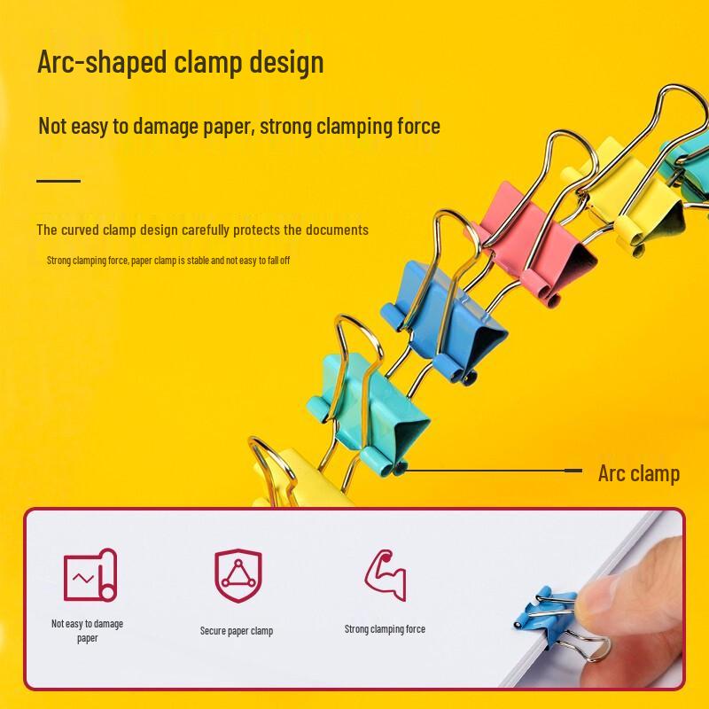 Deli Metal Binder Clips