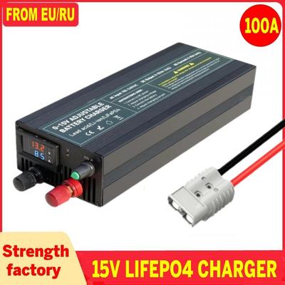 Портативное зарядное устройство для аккумуляторов Lifepo4 12V100A 40A 50A 60A 85A с регулируемым напряжением и током Anderson