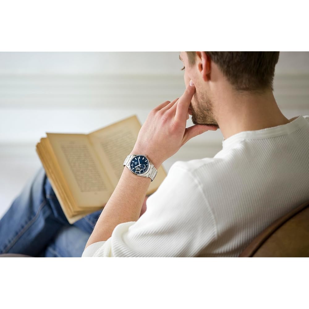 [ORIENT] ORIENT Automatic Watch, Contemporary Semi-Skeleton, Mechanical, Automatic, Domestic Manufacturer's Warranty, Open Heart, RN-AR0002L, Men's, N