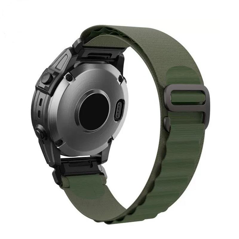 Нейлоновый быстросъемный ремешок 22 мм 26 мм для Garmin Fenix ​​7X 7 Pro Fenix ​​6X 6 5X 5Plus Tactix 7 Forerunner 965 955 Enduro 2 Loop Band