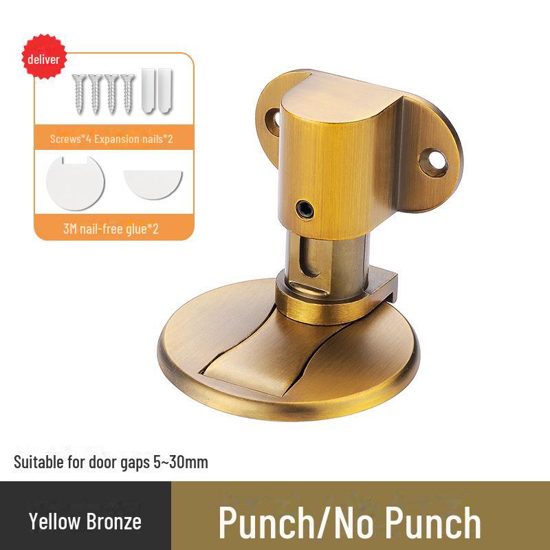 Магнитный напольный дверной упор: Без ударов, с защитой от столкновений, бесшумный, невидимый, настенное крепление.