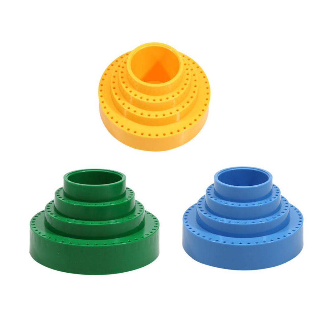 Профессиональный вращающийся круглый кейс для хранения сверл, вращающаяся на 360° коробка, органайзер для насадок шлифовального инструмента, инструмент для ювелирных изделий и DIY