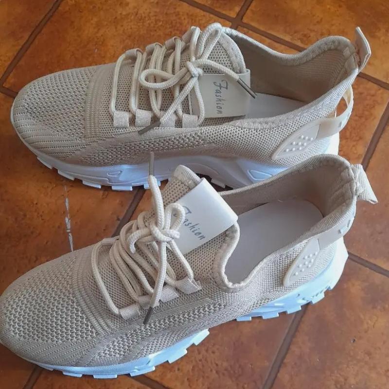 Женская модная однотонная спортивная обувь со шнуровкой и низким верхом, летняя повседневная обувь для бега на открытом воздухе