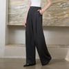 Sancai 2025 Autumn High-Waist Wide-Leg Casual Suit Pants