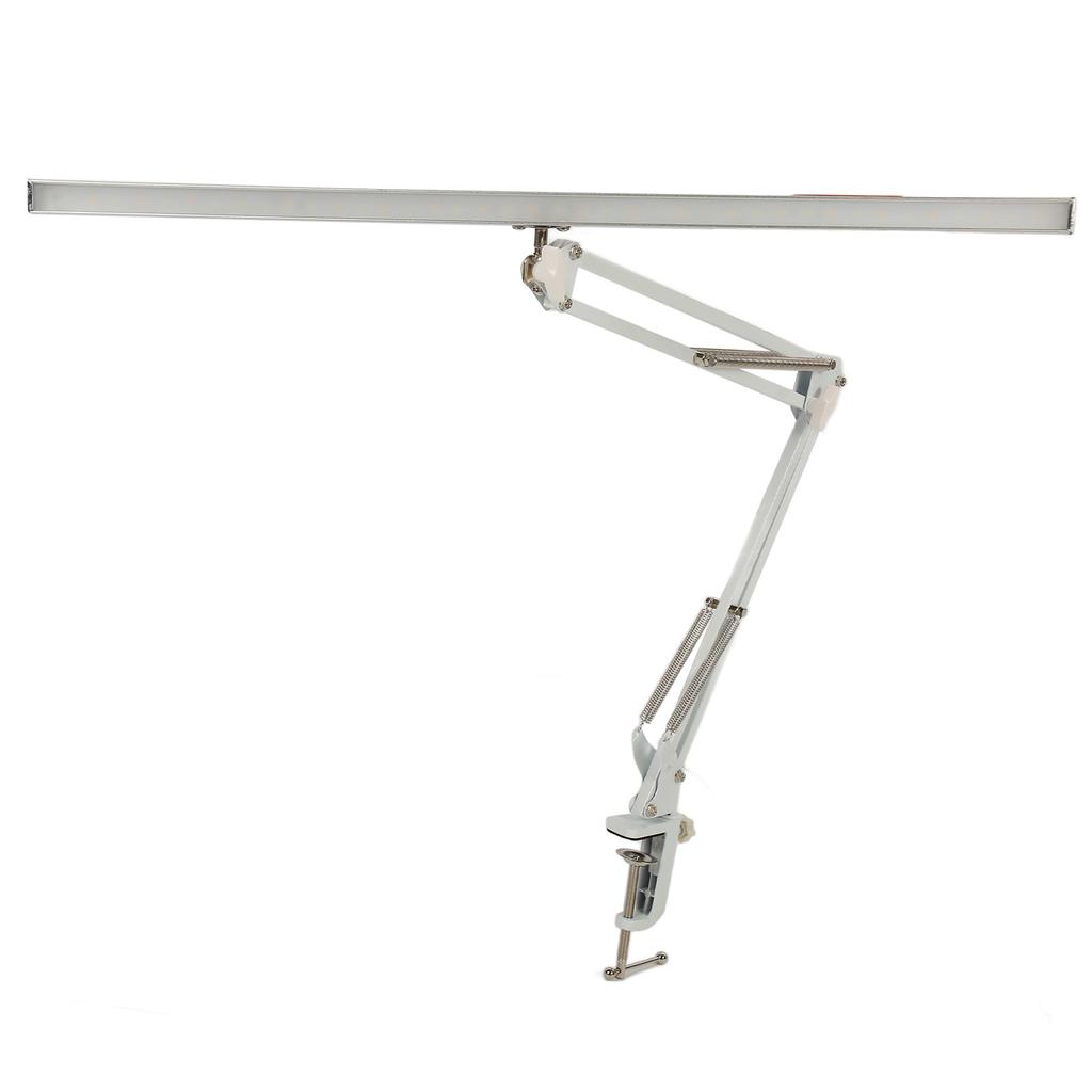 LED Buty Lamp with Clamp Clip On Desk Lighting Swing Arm Brightness Salon Lamp for Makeup Tattoo Eyebrow Rding