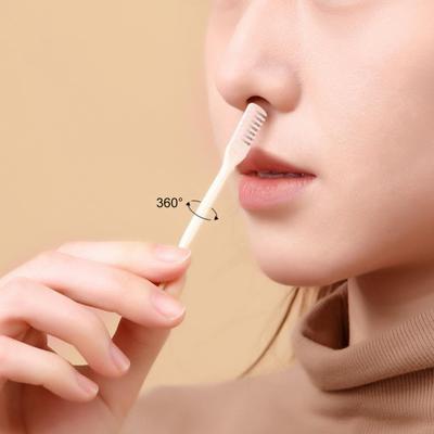 10 шт. триммеры для волос в носу 2 в 1 из нержавеющей стали с двойной головкой, вращающаяся на 360 градусов машинка для стрижки волос в носу портативный ручной инструмент для удаления волос в носу