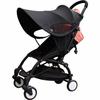 Foldable Baby Stroller Widen Sun Shade Awning UPF50+ Anti UV Canopy Universal Fit for Stroller