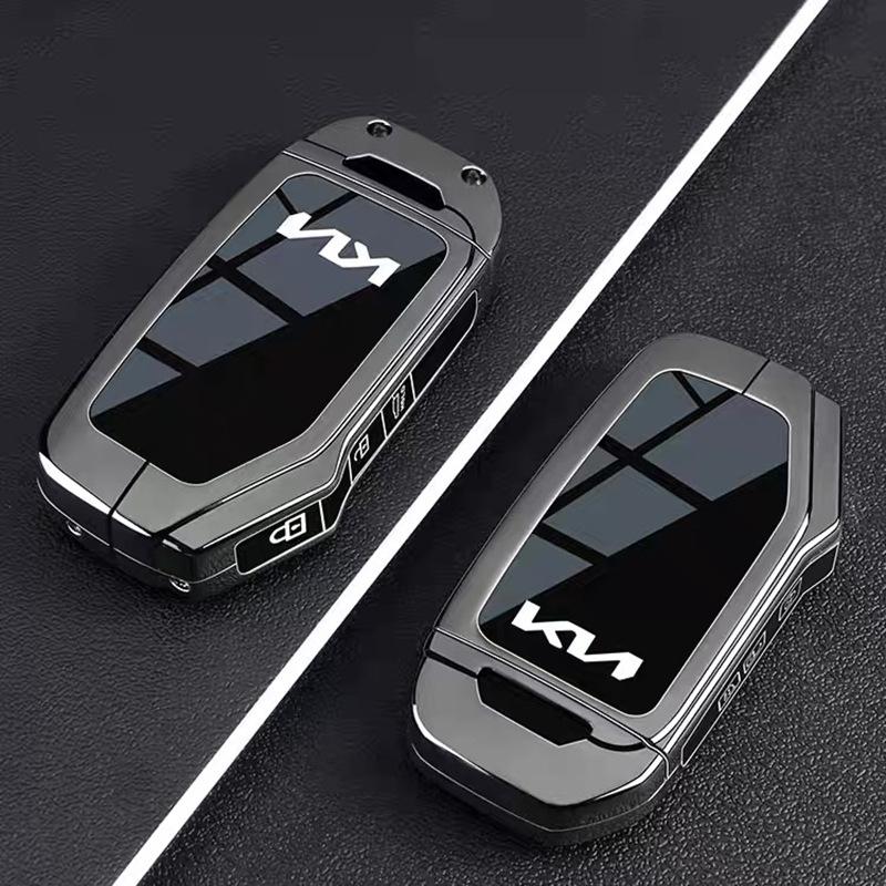 Черный чехол-обложка из ТПУ для автомобильного ключа-брелока для 2024 Kia EV9 Picanto Carnival Seltos K5 KA4 Sorento Morning 5 6 7 8 9 Кнопок Пульт