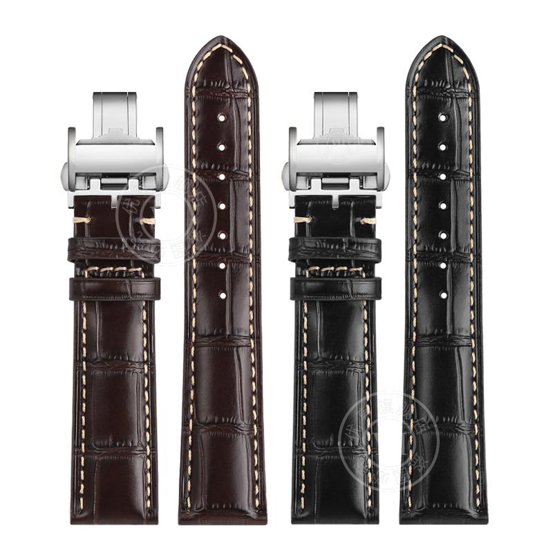 Классический ремешок для часов из коровьей кожи 19 мм, 20 мм, 21 мм для коллекции Longines Masters L3 L4 L2.628/L2.673 с застежкой-бабочкой