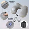 1 шт. Дорожная подушка U-образной формы, подушка с горбом, надувная, портативная, для полетов, шейная подушка, подушка для шеи U-образной формы для деловых поездок, для путешествий на дальние расстояния