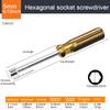 5mm ,6mm ,8mm,10mm Hex Socket Head Handle CRV Shaft Nut Screwdriver tools