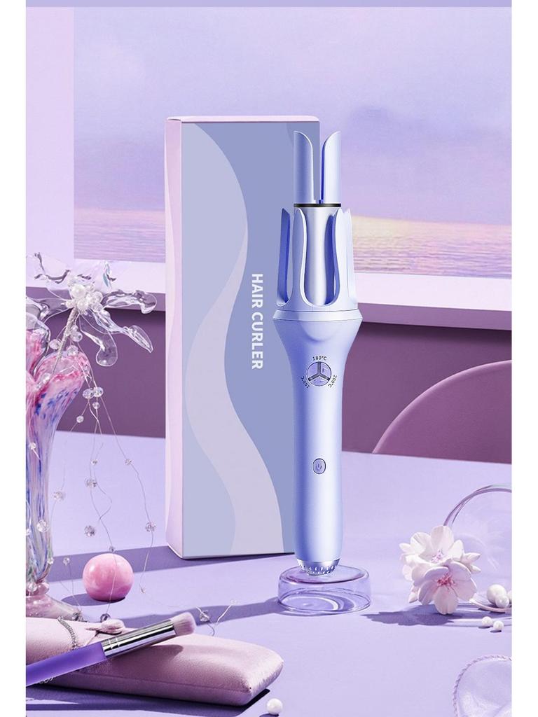 Электрическая вращающаяся автоматическая плойка — защита от ожогов, стойкие крупные волны и кудри, без склеивания волос