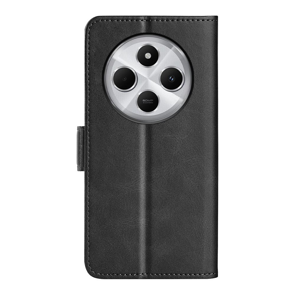 For Xiaomi Poco C75 4G/Redmi 14R 5G/14C 4G Stand Case Calf Texture Leather Wallet Phone Cover