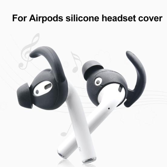 1 Pair Silicone Replacement In-Ear Eartips Cover Case for AirPods 1 2 for Ear-Pods