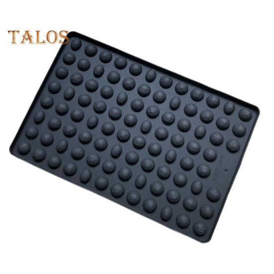 Формы для спортивных мячей, конфет, универсальная силиконовая форма, недеформируемая, легкосъемная, с несколькими сетками, антипригарная форма для выпечки