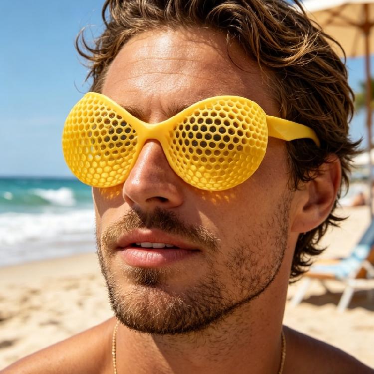 Модные Очки 3D Печать Глаз Насекомого Идеально Для Косплей Мероприятия И Контента в Социальных Сетях Декорации для Очков