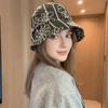 Модная ретро женская панама с вышивкой цветов, повседневная универсальная шляпа от солнца, корейский стиль, милая, дерзкая, британская шляпа для женщины, девушки