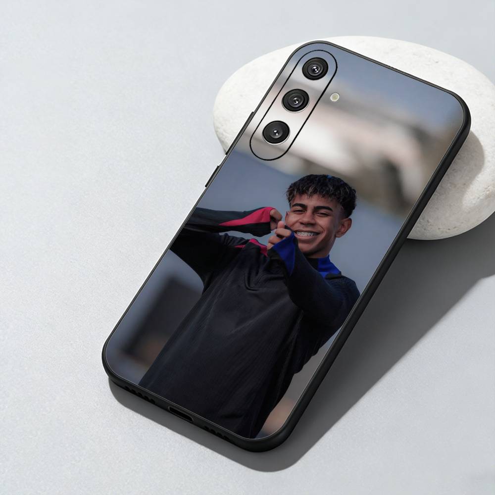 LY19 L-Lamine Футбольный Игрок Ямал Чехол для Телефона Для Samsung Galaxy A73,A72,A71,A70,A52,A51 Другие Мягкий Черный Чехол