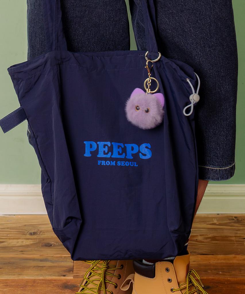 Облачная сумка на плечо Peeps (военно-морской флот) Сумка через плечо на шнурке с брелоком