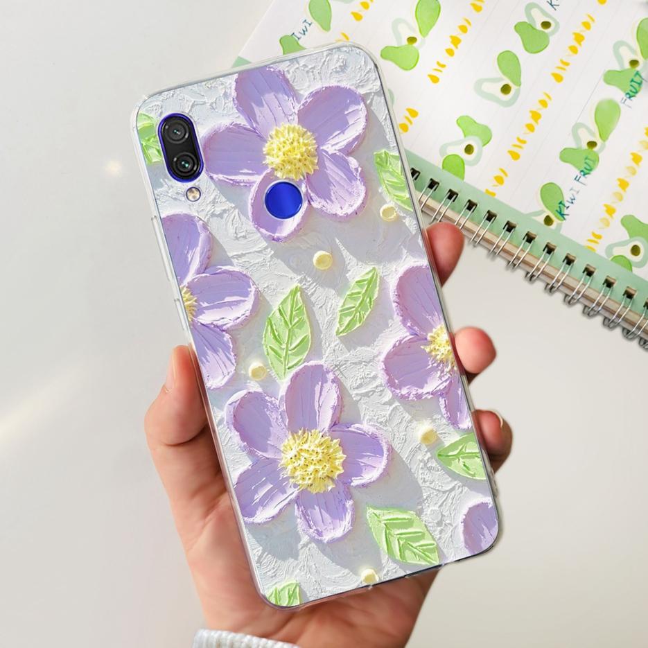 Чехол для Xiaomi Redmi Note 7 Pro Новый Модный Расписной Чехол Прозрачный Силиконовый Мягкий ТПУ Чехол для Телефона Для Redmi 7 Redmi7 Note7 Pro Корпус