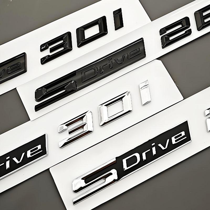 3D ABS Car Letters Logo SDrive 28i 30i Rear Trunk Badge Side Fender Emblem Decals For BMW Z4 E85 E86 E89 G29 Auto Accessories