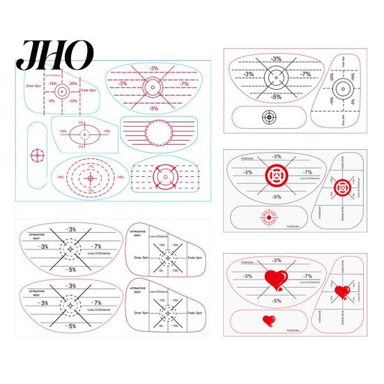 Distance Loss Percentage Markers for Golf Clubs 50 Pcs Impact Tape Labels Improve Swing Accuracy Ball Flight Curve Stickers And Sticker Iron
