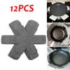 12x Grey Felt Pad Pot Pan Protector Anti Scratch Non-Stick Home Cookware Utensil