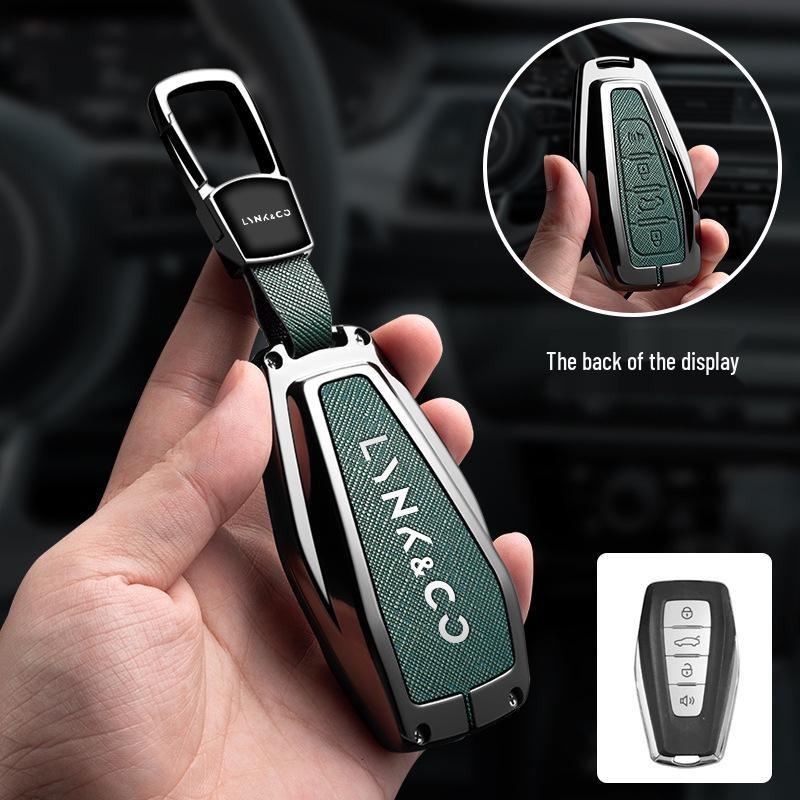 Защитная крышка для ключа Lynk & Co 03: Высококачественная креативная мужская ракушка и пряжка (Модель 2024 года)