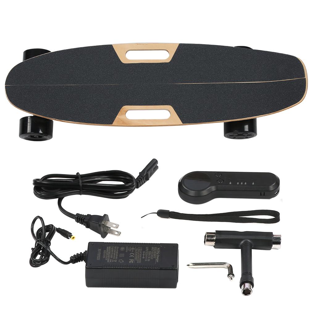 8-слойная дека из клена Устойчивость к коррозии Портативный Съемный Двойной привод Четыре колеса Электросамокат