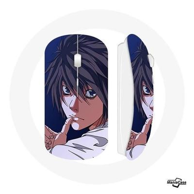 Souris Sans Fil - Death Note - Bleu - Compatible Mac Et PC - Clé USB Wifi Incluse - Technologie Sans Fil