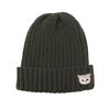 Beanie ACCESSOIRES Hat Knit Cap Logo Nunet Cat 69909 Dark Green [Paul & Joe] [Paul & Joe] [Moonbat] Women's