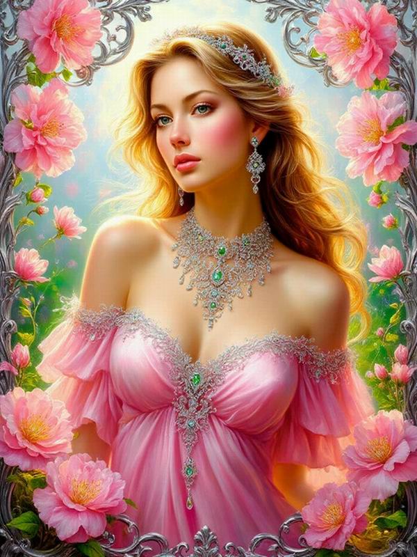 Алмазная Мозаика Новая Коллекция Сексуальные Женщины Цветок DIY Полная Вышивка Стразами Красивая Богиня Мозаика Наборы для Вышивки Крестом Декор Стен