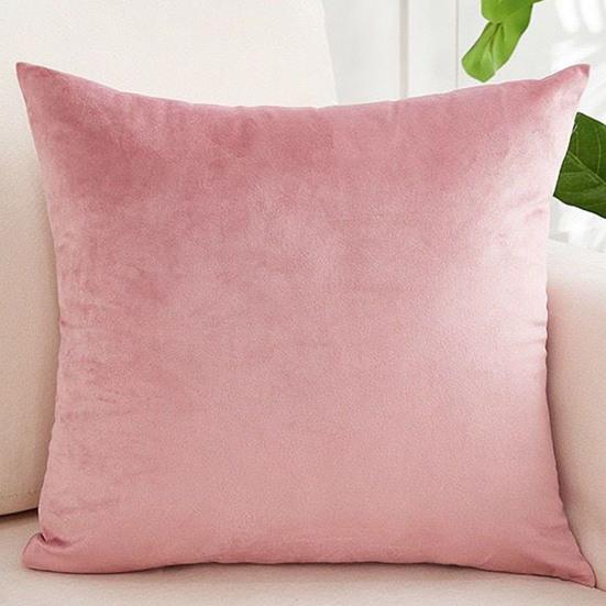 Velvet Pillowcase Pure Color Halloween Home Office Party Decor Bedroom Car Living Room