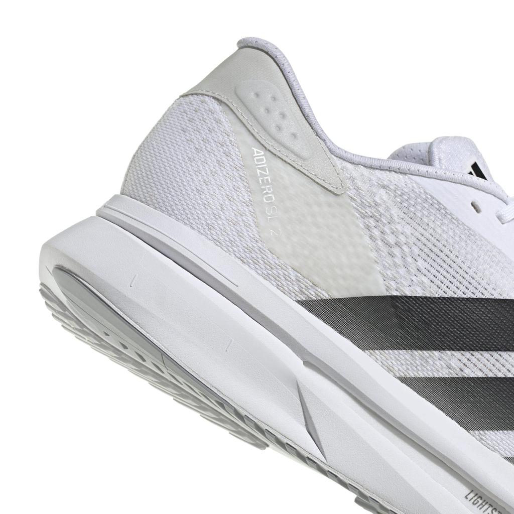 Adidas adizero SL2 running shoes, unisex adult, NMQ07, footwear white/core black/dash gray (JQ0351), size 28.0 cm