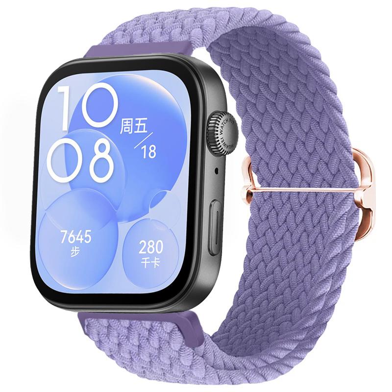 Плетеная нейлоновая петля-ремешок для Huawei Watch Fit 4/3 Регулируемый эластичный браслет на запястье Аксессуары для Huawei Watch Fit 4/4 Pro