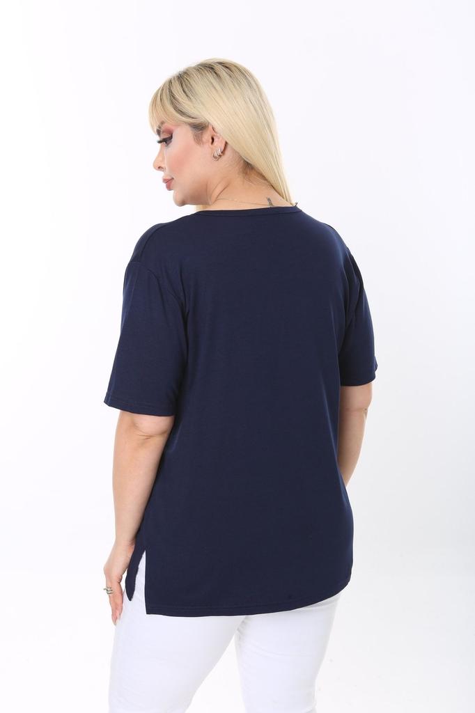 Женская блузка большого размера, детальная блузка с воротником больших размеров