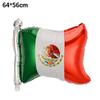 Mexican Carnival Flag Burrito Pitana Aluminum Balloon Cactus Avocado Carnival Party Balloon