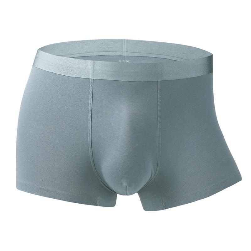 60 Однотонное мужское нижнее белье из хлопка большого размера, мужское бесшовное нижнее белье, дышащие трусы-боксеры для мальчиков
